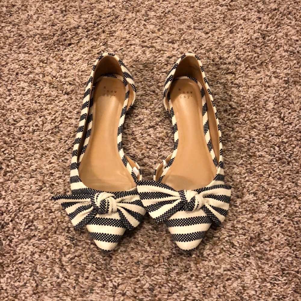 Cute striped flats